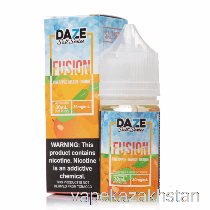 Vape Disposable ICED Pineapple Mango Orange - 7 Daze Fusion Salt - 30mL 30mg